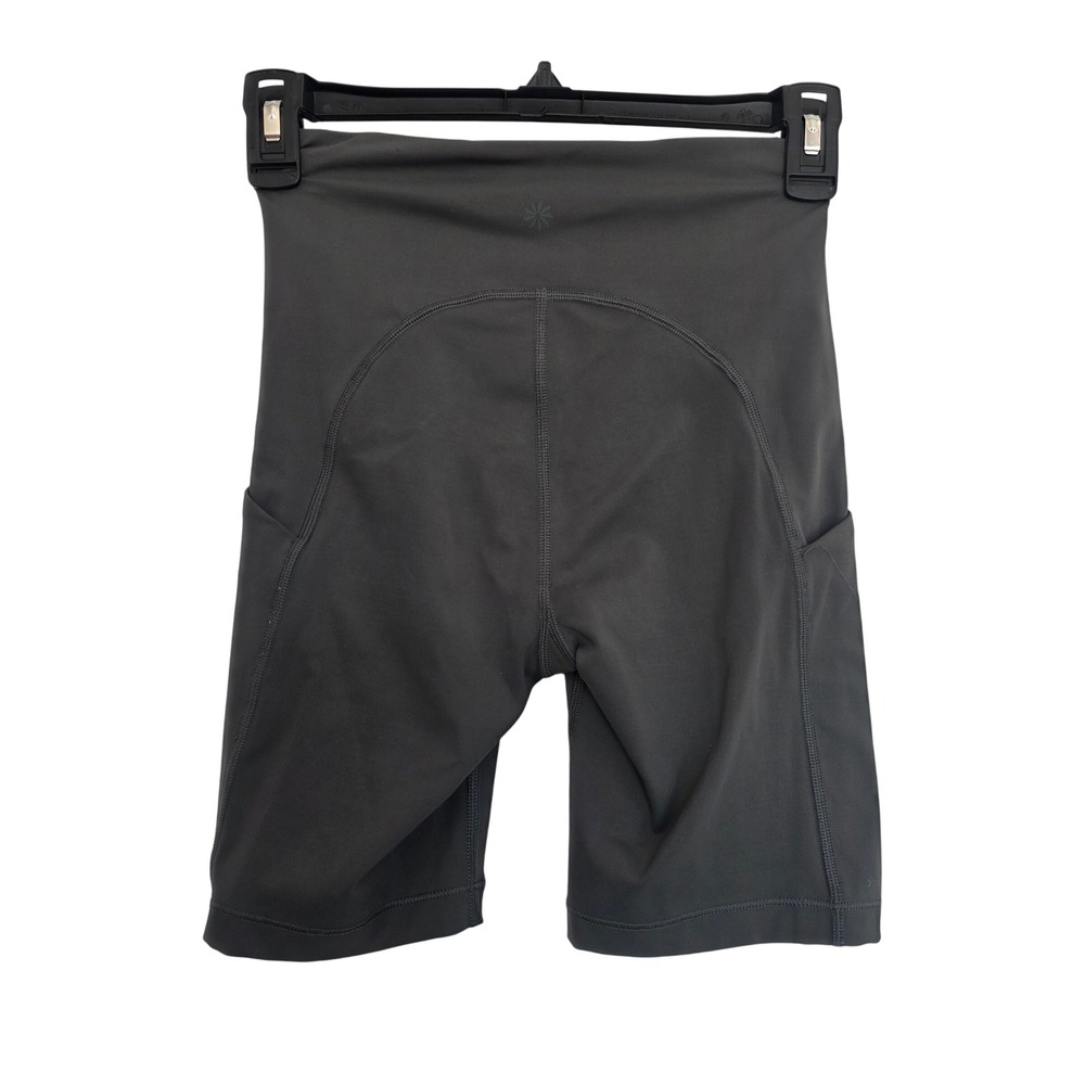 Athleta Ultimate‎ Stash Pocket 7 Inch Short Gray XXS Bike Shorts Workout Gym